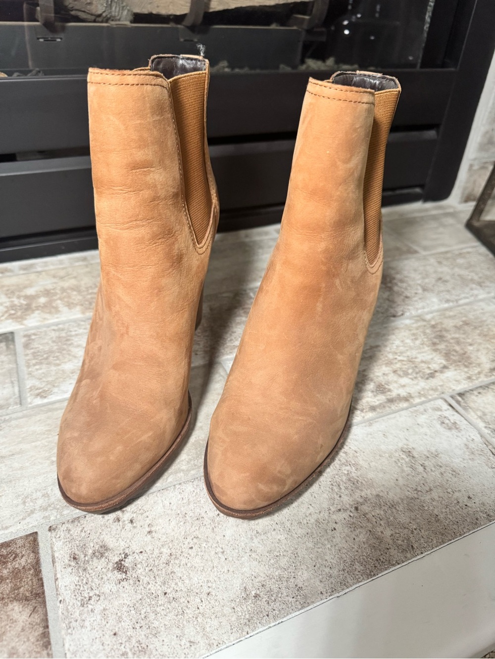 Aldo Tan Suede Chelsea Ankle Boots